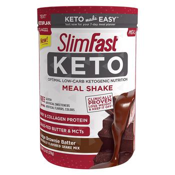 商品SlimFast Keto 低碳水奶昔 布朗尼味图片