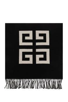 Givenchy | Givenchy 4G Motif Fringed Scarf,商家Cettire,价格¥2655