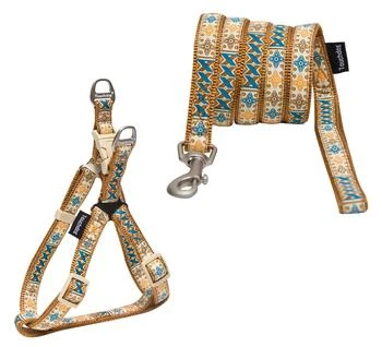 Touchdog | Touchdog  'Caliber' Embroidered Designer Fashion Pet Dog Leash and Harness Combination,商家Premium Outlets,价格¥192