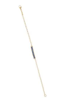 Monica Rich Kosann | Monica Rich Kosann - Courage 18K Yellow Gold Sapphire Bracelet - Blue - OS - Moda Operandi - Gifts For Her,商家Fashion US,价格¥15075