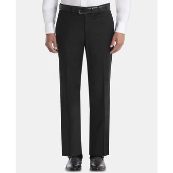 商品Ralph Lauren | Men's UltraFlex Classic-Fit Black Wool Pants,商家Macy's,价格¥628图片