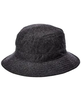 推荐Hat Attack Plaid Wool-Blend Bucket Hat商品