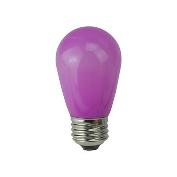 商品Pack of 25 Opaque LED S14 Purple Christmas Replacement Bulbs图片