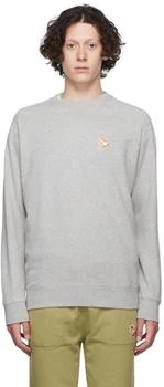 推荐Gray Chillax Fox Sweatshirt商品