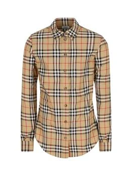 Burberry | Burberry Vintage Check Long-Sleeved Shirt 6.7折