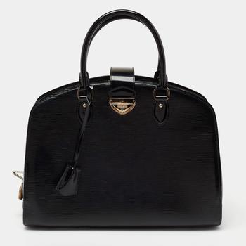 lv好不好, [二手商品] Louis Vuitton | Louis Vuitton Black Electric Epi Leather Pont Neuf GM Bag商品图片 3.6折