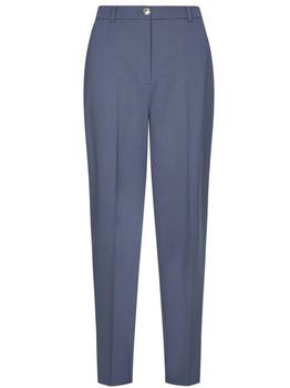 推荐Tommy Hilfiger, conical trousers in mixed wool, trousers, ww0ww34515-love, blue商品