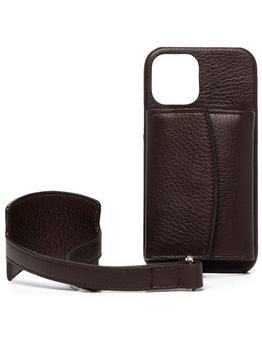 MAISON MARGIELA | MAISON MARGIELA IPHONE 12 PRO LEATHER CASE WITH COIN PURSE商品图片,2.9折