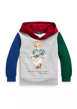 ralph lauren bear, Ralph Lauren | Boys 4-7 Polo Bear Color Blocked Fleece Hoodie商品图片 