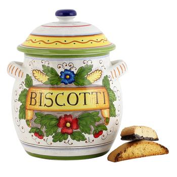 商品Artistica - Deruta of Italy | Rustica: Traditional Tuscan Biscotti Jar,商家Verishop,价格¥1774图片