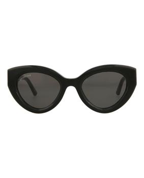 Balenciaga | 巴黎世家 猫眼女款太阳镜  BB0073S 001 商品图片,2.8折×额外9折, 额外九折