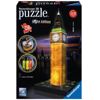 推荐Ravensburger Big Ben Night Edition 3D Jigsaw Puzzle (216 Pieces)商品
