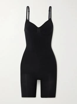 SKIMS | Seamless Sculpt 塑形中长连体衣 （颜色：onyx）,商家NET-A-PORTER,价格¥582