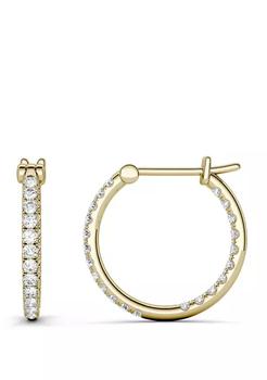 Charles & Colvard, Charles & Colvard | 4/10 ct. t.w. Lab Created Moissanite Hoop Earrings商品图片 