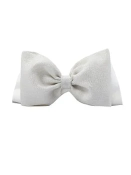 LA STUPENDERIA | White Bow Detail Head Band 8.2折