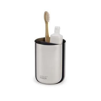 Easy Store Luxe Stainless-Steel Toothbrush Caddy