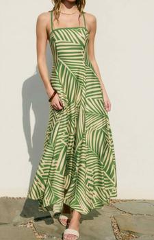 knee length dresses for ladies Women's Long Sleeve Linen Button Down Midi Dress main image 0