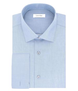 商品Calvin Klein | Men's Dress Shirt Slim Fit Non Iron Solid French Cuff,商家Zappos,价格¥287图片