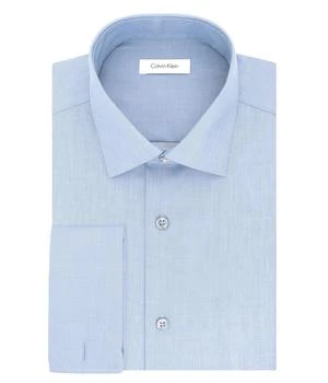 Calvin Klein | Men's Dress Shirt Slim Fit Non Iron Solid French Cuff 