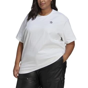 推荐adidas Originals Plus Size Graphic Long Sleeve T-Shirt - Women's商品
