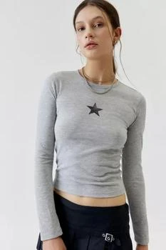 Urban Outfitters | Star Long Sleeve Tee,商家Urban Outfitters,价格¥75