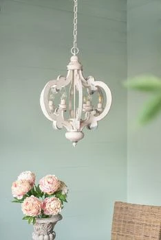 Simplie Fun | French Country Wood Chandelier,商家Premium Outlets,价格¥1737