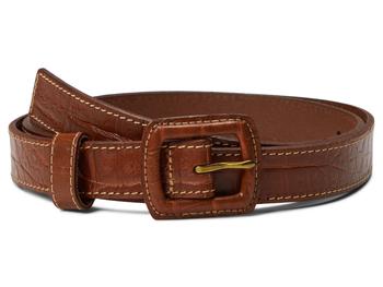 商品Madewell | Textured Covered Buckle Croco Belt,商家Zappos,价格¥370图片