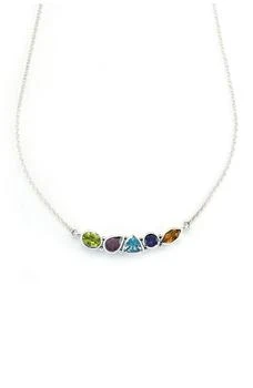SAMUEL B. | Sterling Silver Semiprecious Stone Pendant Necklace,商家Nordstrom Rack,价格¥825