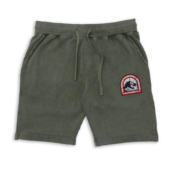 推荐Jurassic World DTIA Ranger Embroidered Unisex Jog Shorts - Khaki商品