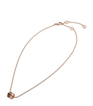 bvlgari项链, BVLGARI | Rose Gold And Ceramic B.Zero1 Necklace商品图片 