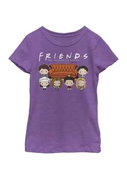 推荐Girls 4-6x Couch Crew Graphic T-Shirt商品