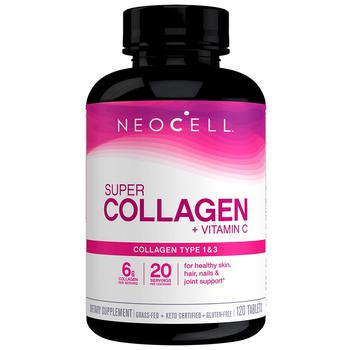 商品Super Collagen + Vitamin C, Types 1 & 3 Grass-Fed Collagen图片