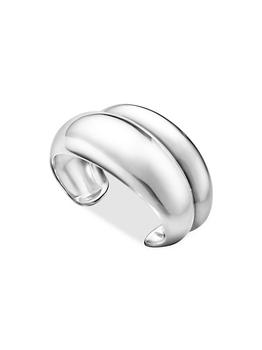 商品Curve Sterling Silver Cuff Bracelet图片
