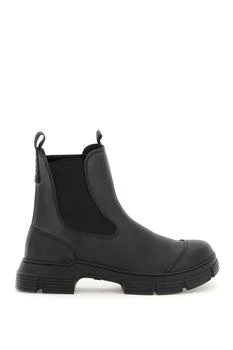 Ganni | Recycled rubber chelsea ankle boots 5.5折
