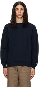 Noah | Navy Crewneck Sweatshirt 4.4折, 独家减免邮费