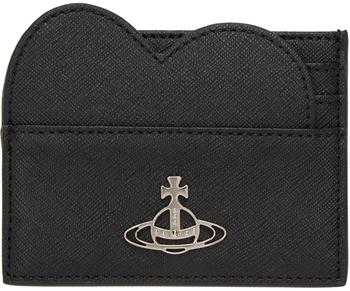 西太后包北京, Vivienne Westwood | Black Saffiano Heart Card Holder商品图片 