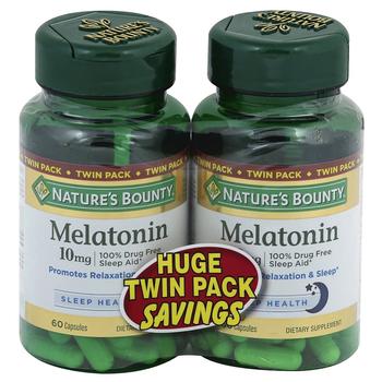 商品Nature's Bounty | Melatonin 10 mg,商家Walgreens,价格¥201图片