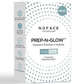 NuFace | NuFACE Prep-N-Glow 清洁去角质洁面巾 -  5 Pack商品图片,额外7折x额外9.5折, 额外七折, 额外九五折