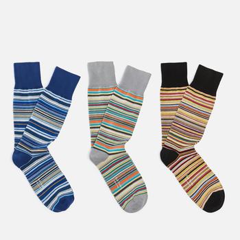 推荐PS Paul Smith Three-Pack Cotton-Blend Socks商品