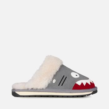 推荐EMU Australia Kids' Shark Slippers - Charcoal商品