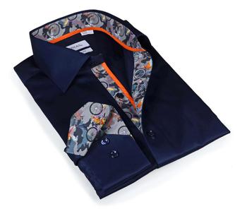 Levinas, Levinas | Slim Fit Contrast Detailed Button Down商品图片 2.7折