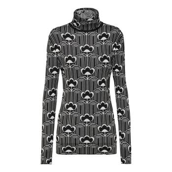 Prada | 【预售3-7天】【包税】PRADA/普拉达 21年秋冬新款 女士黑白复古风修身提花长袖高领毛衣P26421_1ZX3_F0967_S_212商品图片,包邮包税