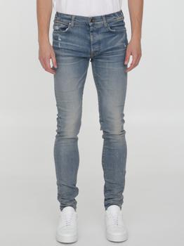 amiri牛仔裤, AMIRI | Light-blue denim jeans商品图片 8.9折