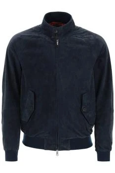 Baracuta | G9 Harrington Suede Leather Jacket,商家Coltorti Boutique,价格¥2574