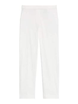 Theory | Treeca Stretch-Linen Cropped Pants商品图片,3.9折