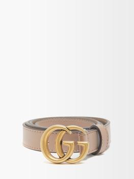 美国gucci皮带, Gucci | GG leather belt商品图片 