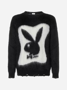 Yves Saint Laurent | Playboy 90s mohair-blend sweater商品图片,