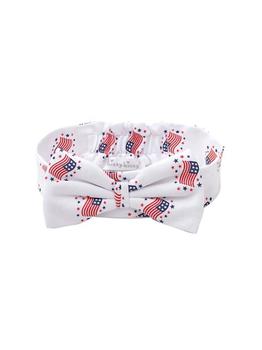 商品Kissy Kissy | Baby Girl's Flag Printed Cotton Headband,商家Saks Fifth Avenue,价格¥103图片