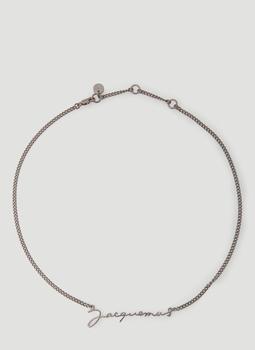 推荐Signature Plaque Necklace in Silver商品