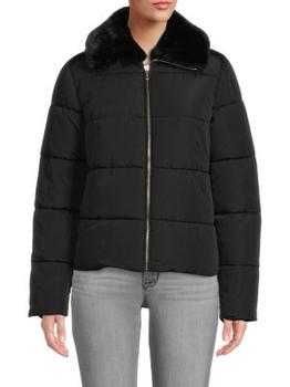 Calvin Klein | ​Faux Fur Collar Puffer Jacket商品图片,6.2折